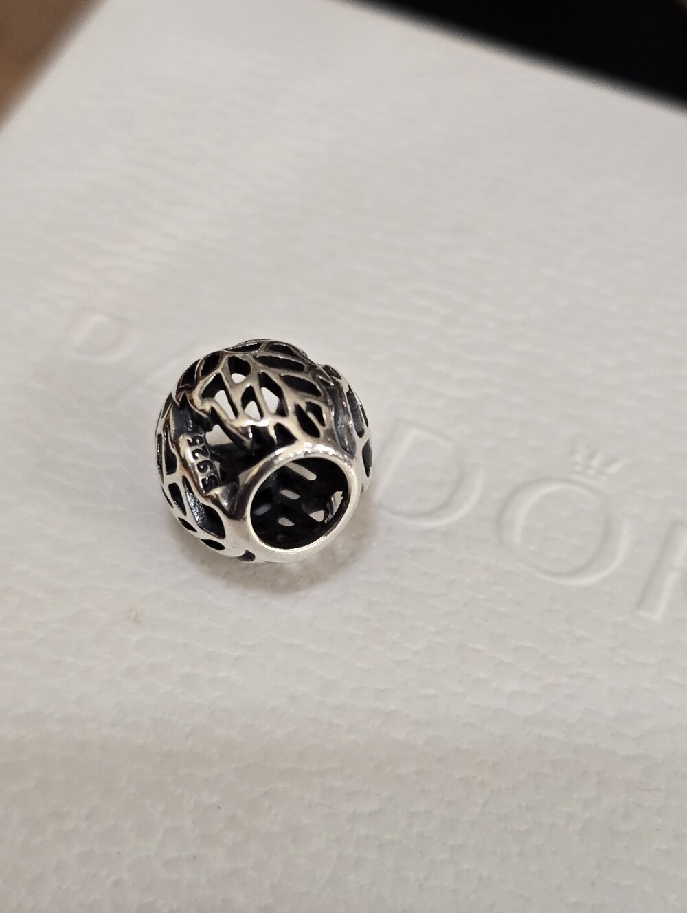 Authentic Pandora Leaf Charm